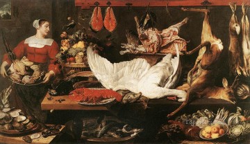 Naturaleza muerta clásica Painting - La despensa bodegón Frans Snyders
